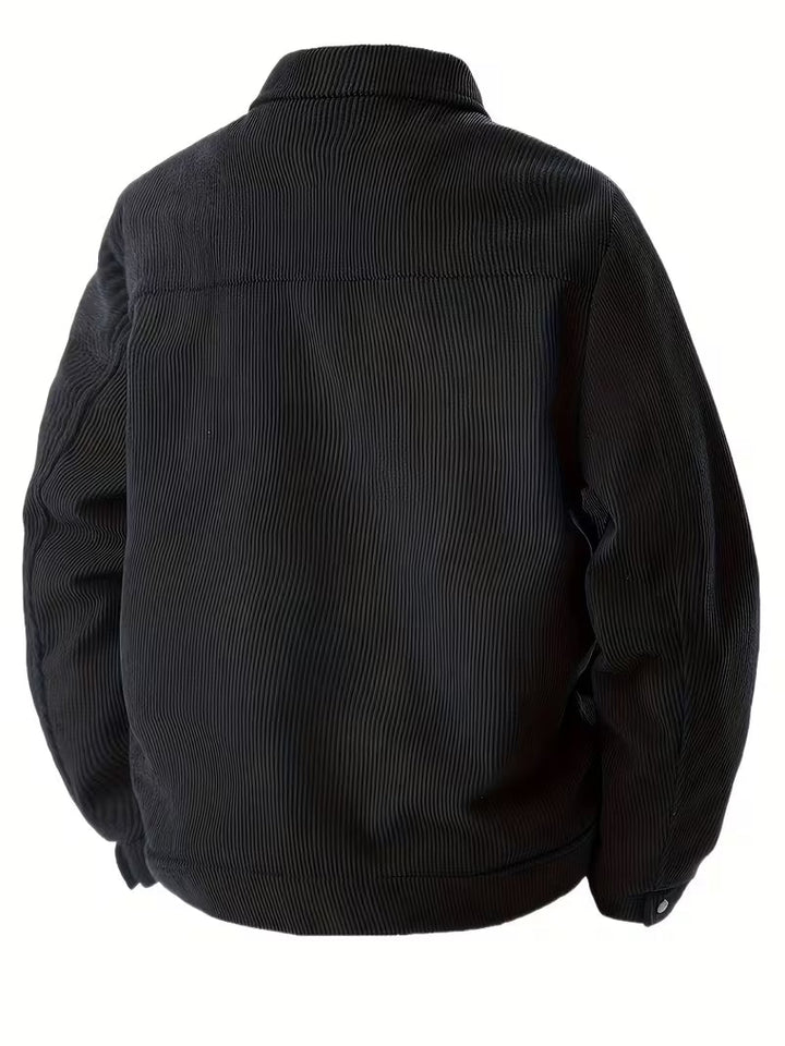 Matthaus - Chaqueta de Pana Con Cuello y Bolsillos Con Solapa