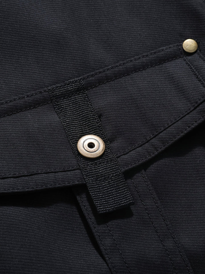 Evrypidis - Chaqueta Cargo Informal De Manga Larga