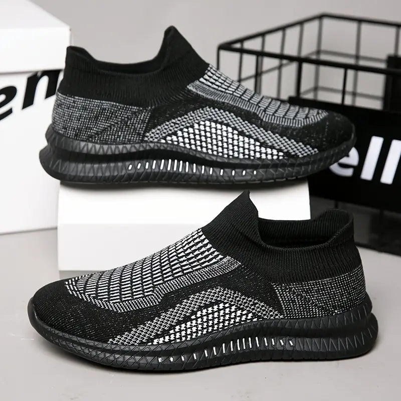 FlexStride - Zapatillas Deportivas De Punto Ligeras y Transpirables