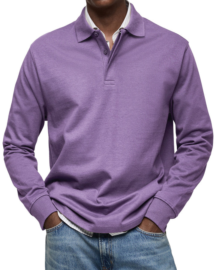 Elhanan - Elegante Polo De Manga Larga