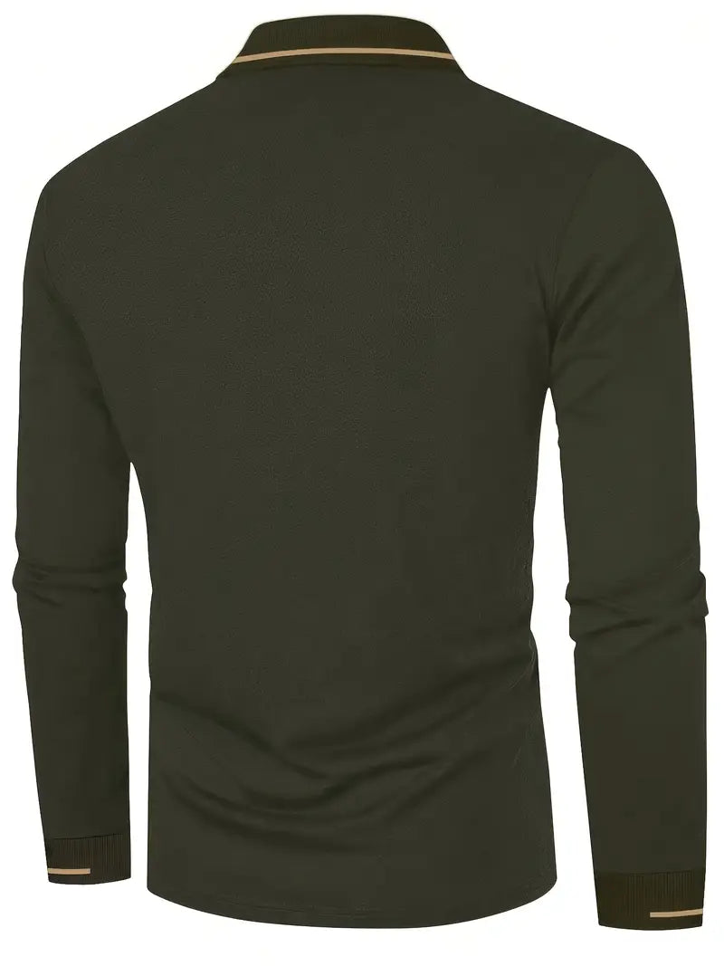 Karunaratne - Elegante Polo De Manga Larga