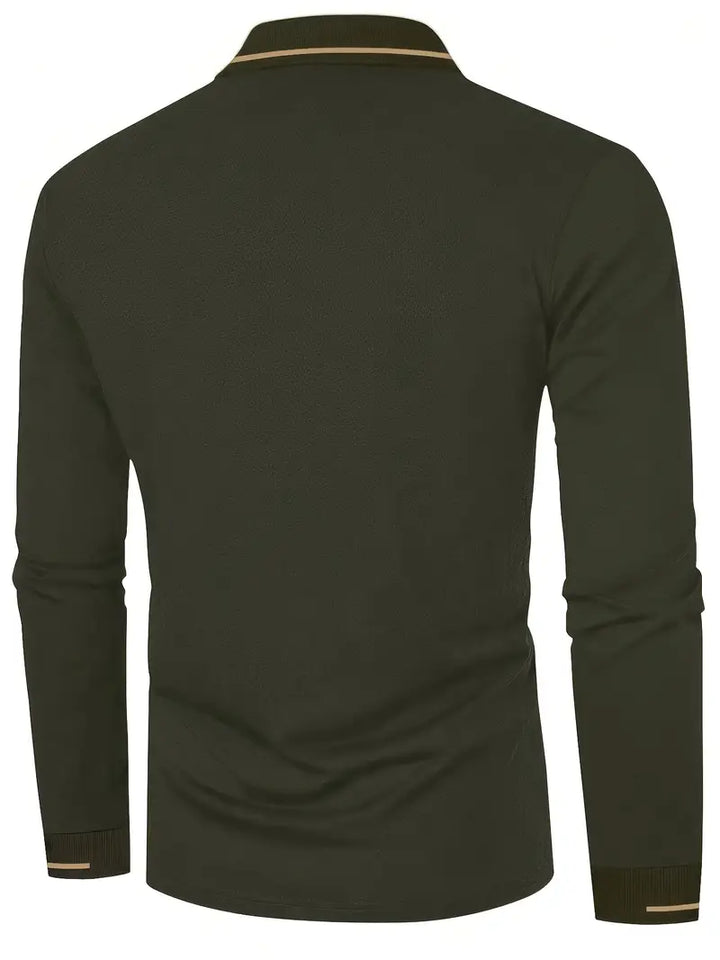 Karunaratne - Elegante Polo De Manga Larga