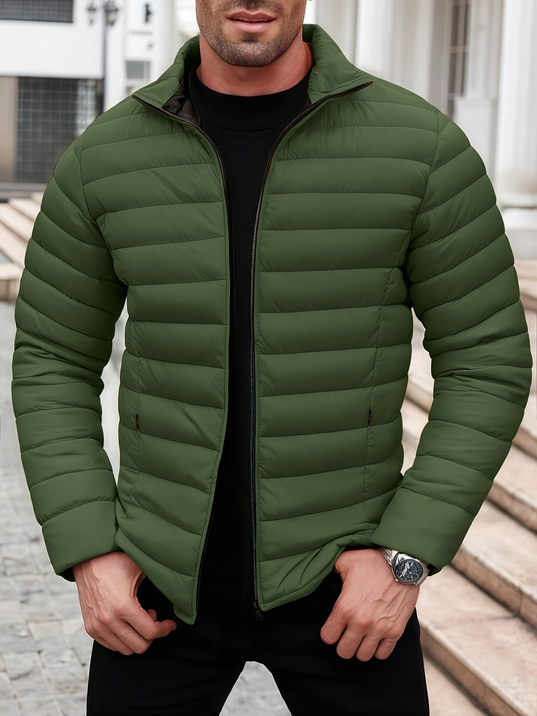 Kristian - Chaqueta Acolchada Con Cremallera