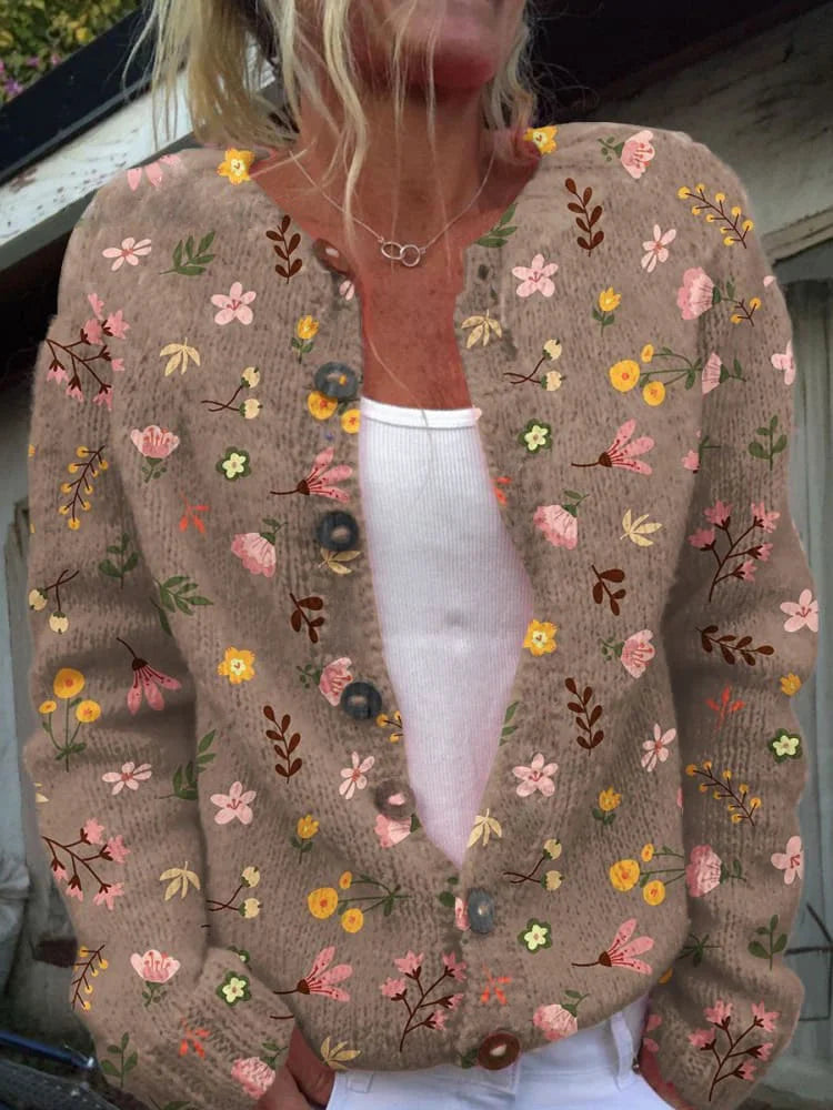 Dariah - Cárdigan Con Estampado Florales