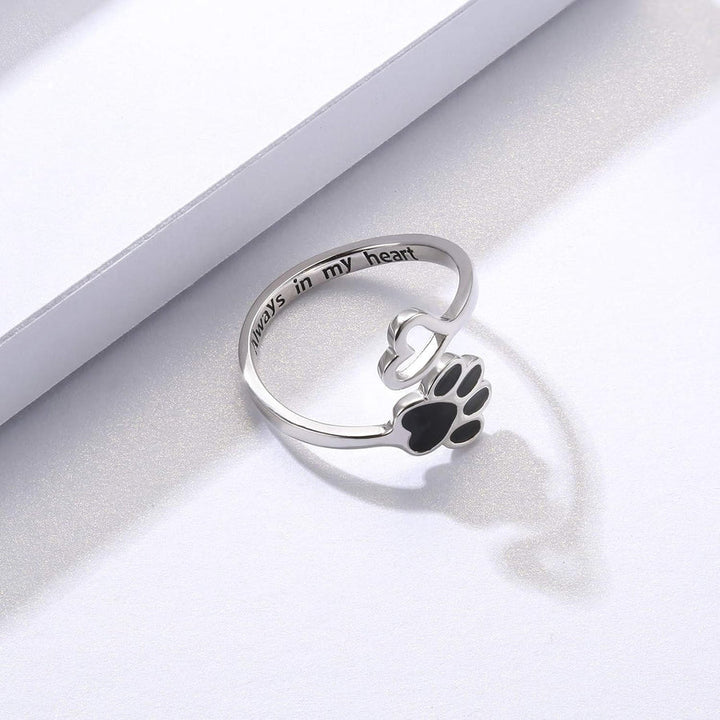 HeartPa - Anillo Hecho a Mano con Huella y Corazón