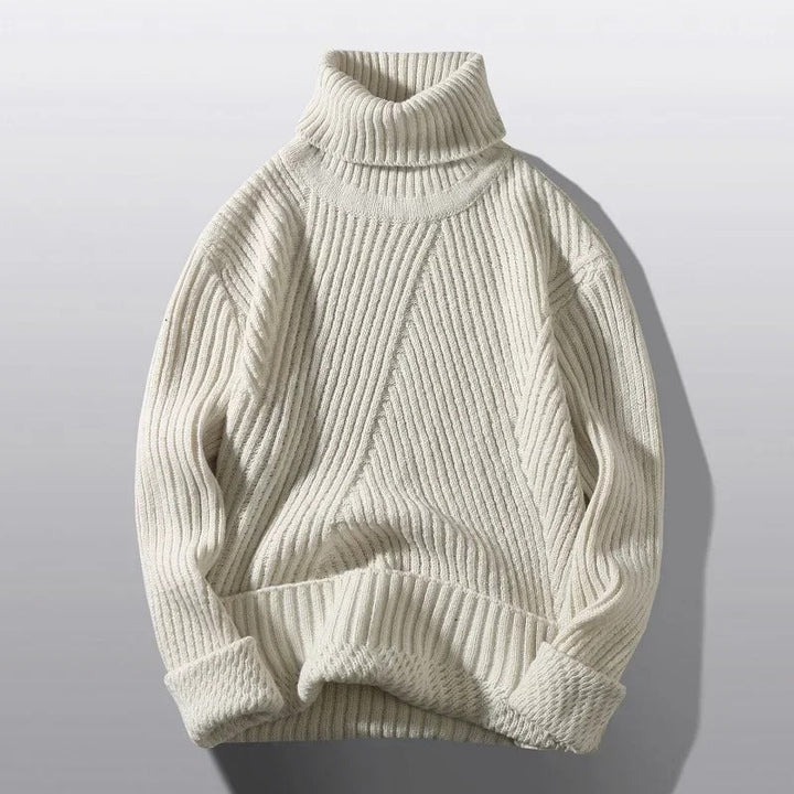 Zhen - Jersey de Invierno de Cuello Alto