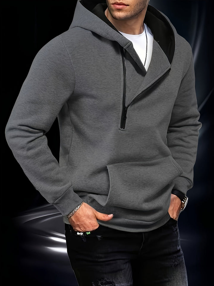 Jaylen - Sudadera Con Capucha Manga Larga Y Media Cremallera