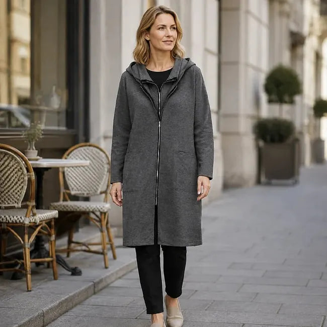 Cerina - Chaqueta Con Capucha De Largo Medio