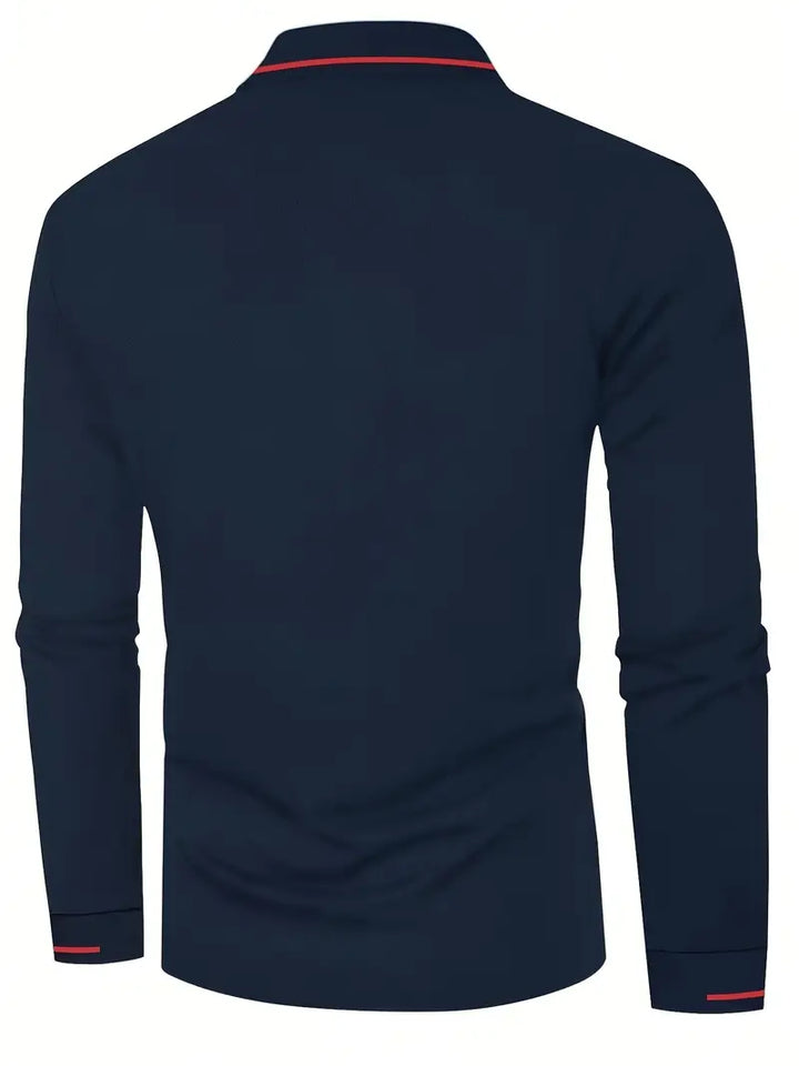 Karunaratne - Elegante Polo De Manga Larga