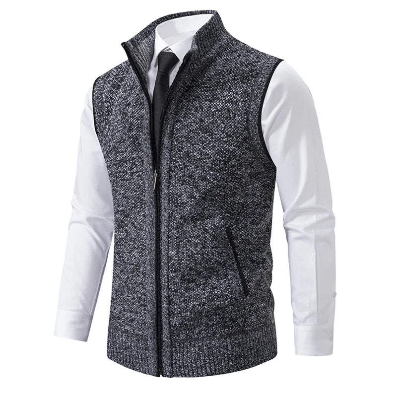 Bremer - Chaleco De Punto Polar Sin Mangas