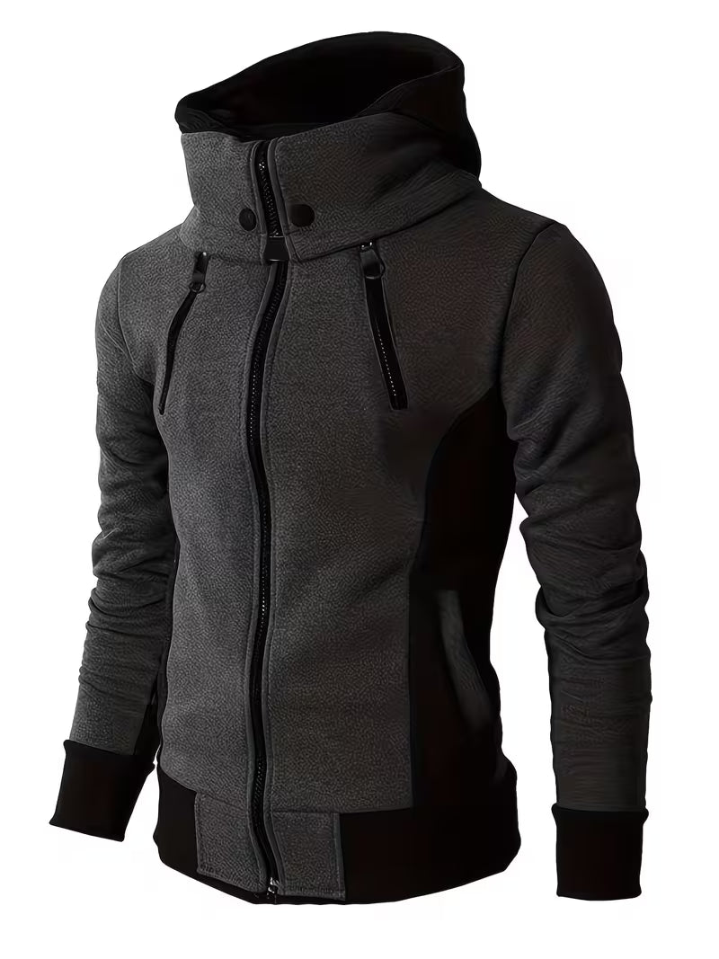 Griffiths - Sudadera con Capucha Manga Larga y Cremallera de un Cuarto