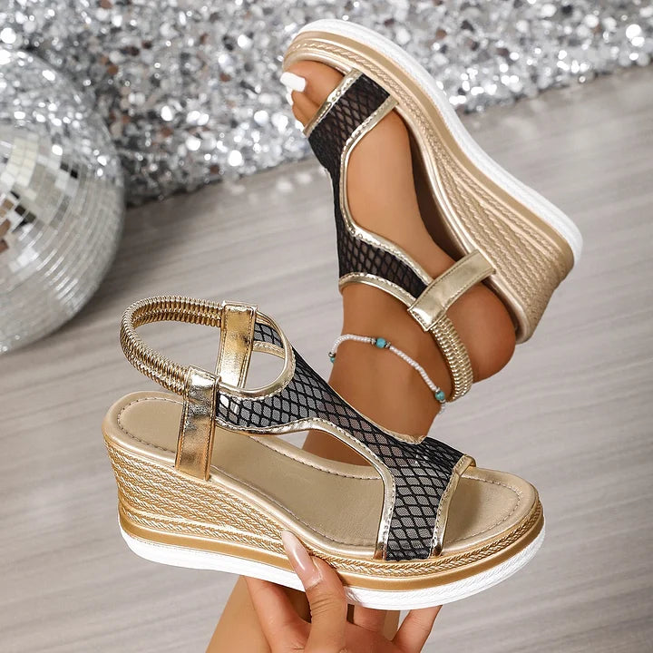 Pamelia - Sandalias Ortopédicas Con Cuña