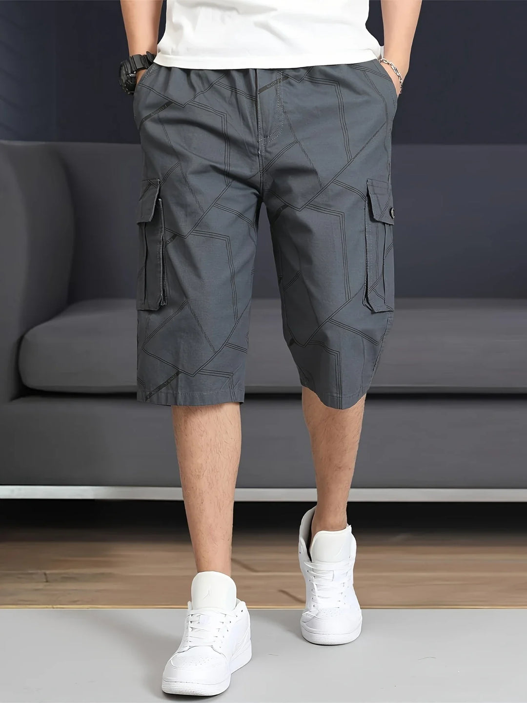 Hazlewood - Pantalones Cortos Carga Informales Para Verano