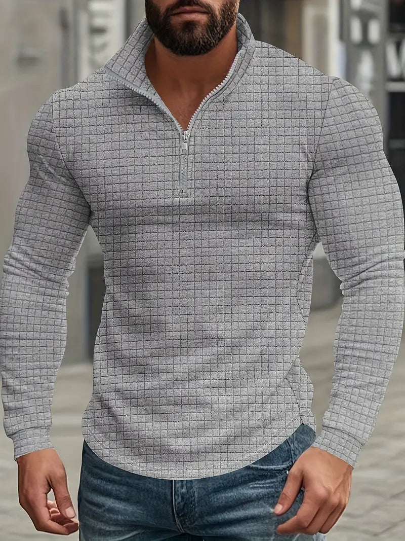 Jarryd - Sudadera De Manga Larga Con Media Cremallera