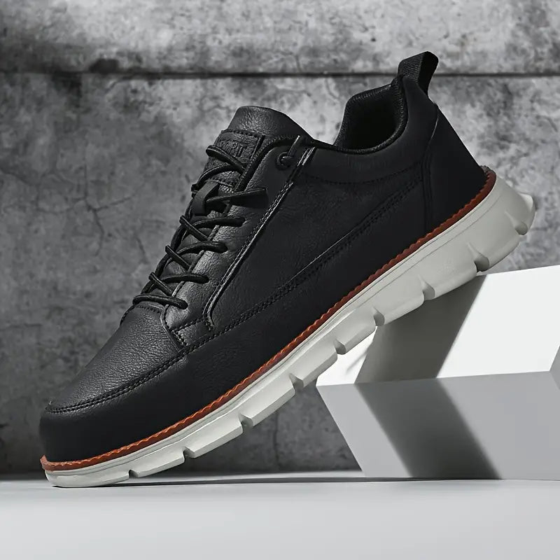 Dewey - Zapatillas De Cuero Transpirables
