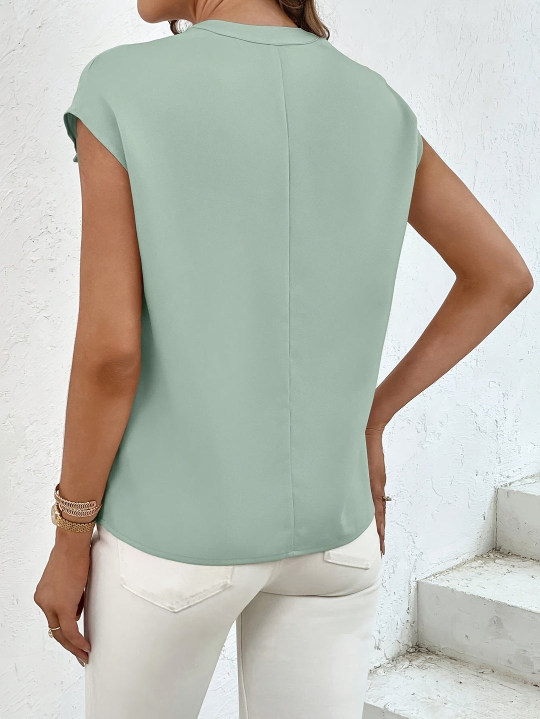 Marquita - Camisa Informal De Manga Corta Con Bolsillos Para El Verano