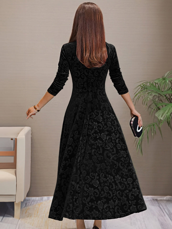 Eluned - Elegante Vestido De Fiesta De Terciopelo