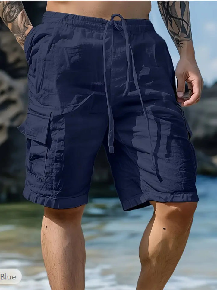 Titov - Pantalones Cortos Elásticos Transpirables