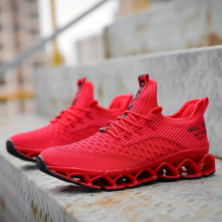Shmuel - Zapatillas Deportivas Casuales Con Cordones y Diseño Geométrico