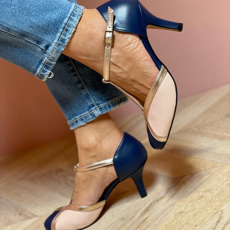 Laya - Cómodos Zapatos de Salón Con Puntera Redondeada