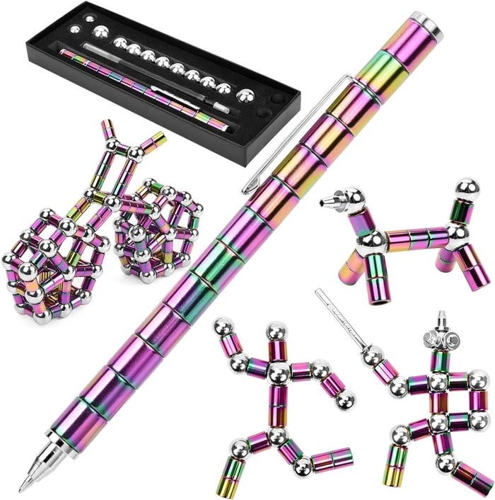FidgetFlux - Bolígrafo Magnético Fidget