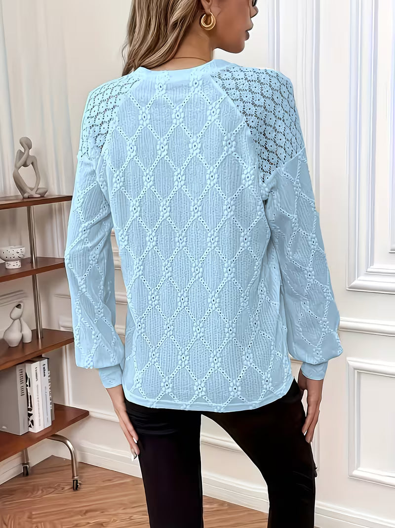 Carys - Blusa Estampada Con Mangas Largas