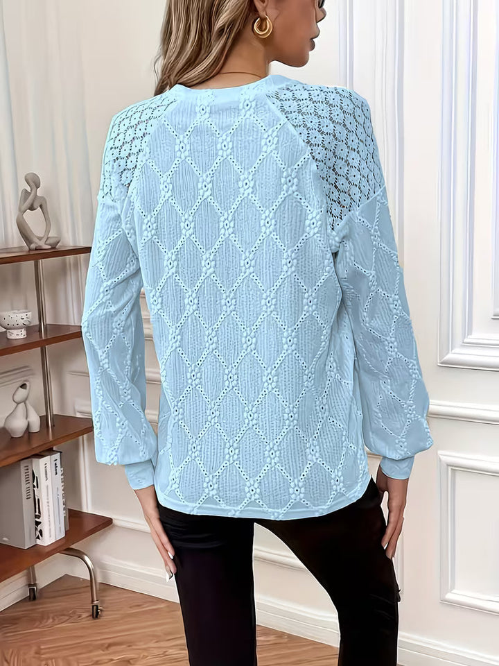 Carys - Blusa Estampada Con Mangas Largas