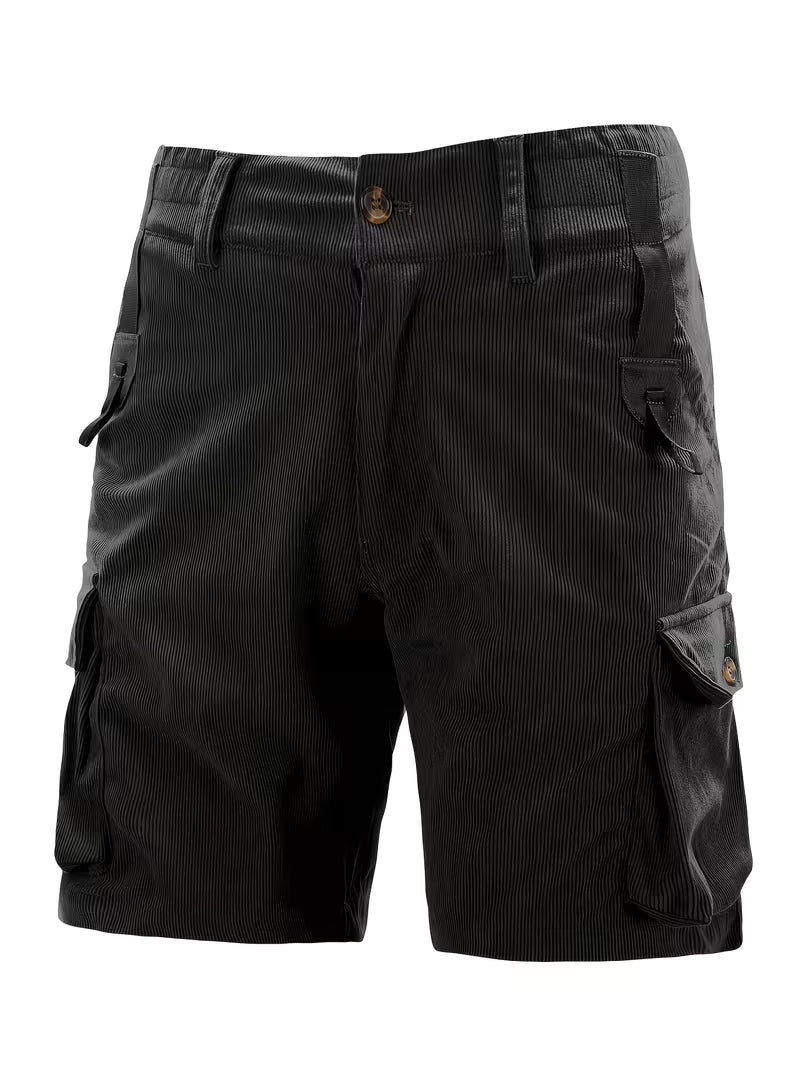Jorit - Pantalones Cortos Carga De Pana Con Tejido 3D
