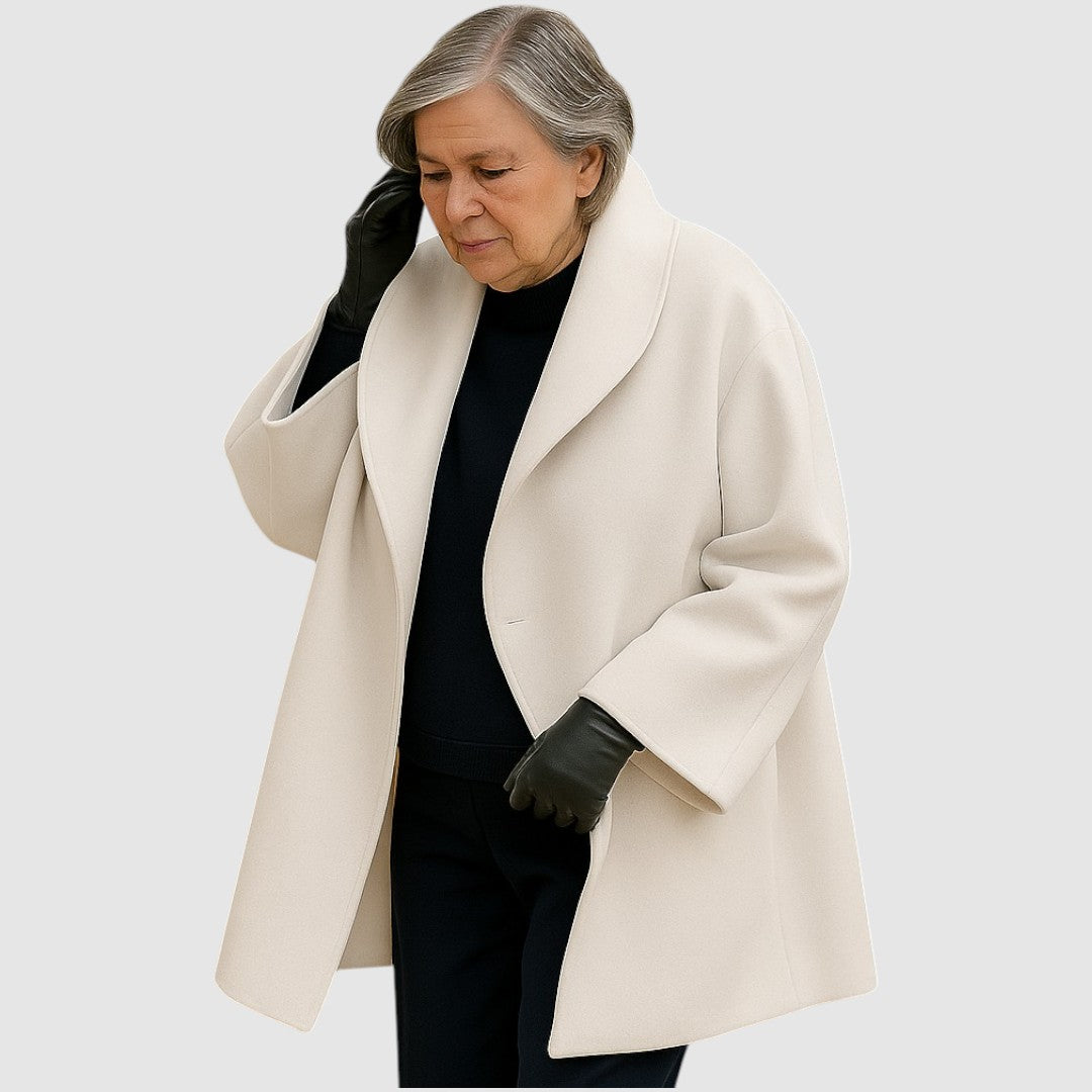 Plesette - Abrigo De Lana Cachemira Cortavientos