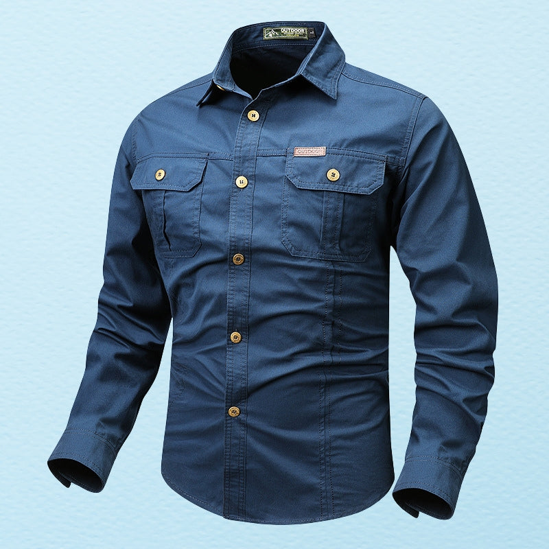 Theodor - Camisa De Manga Larga Con Bolsillo