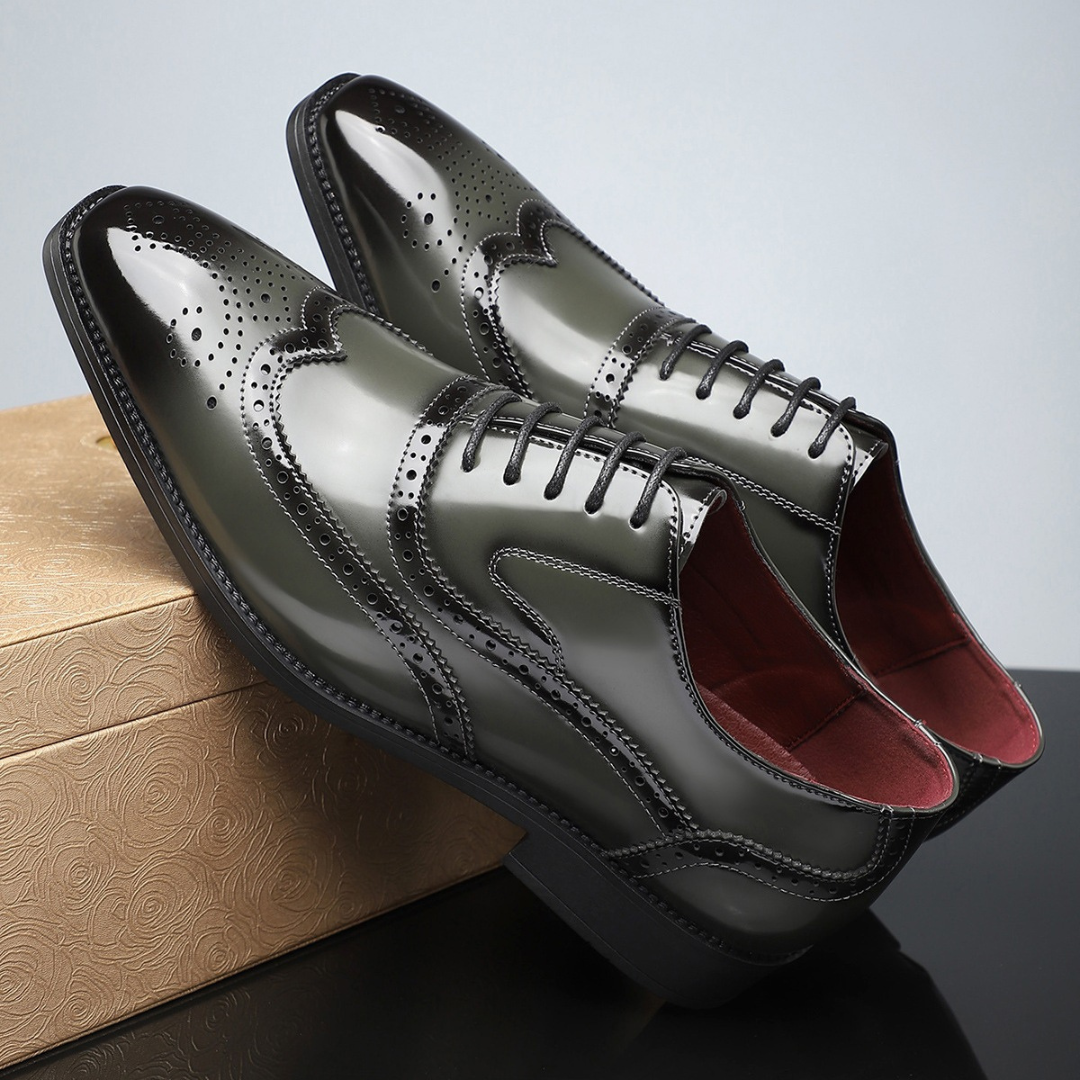 Shimon - Zapatos Óxford De Cuero