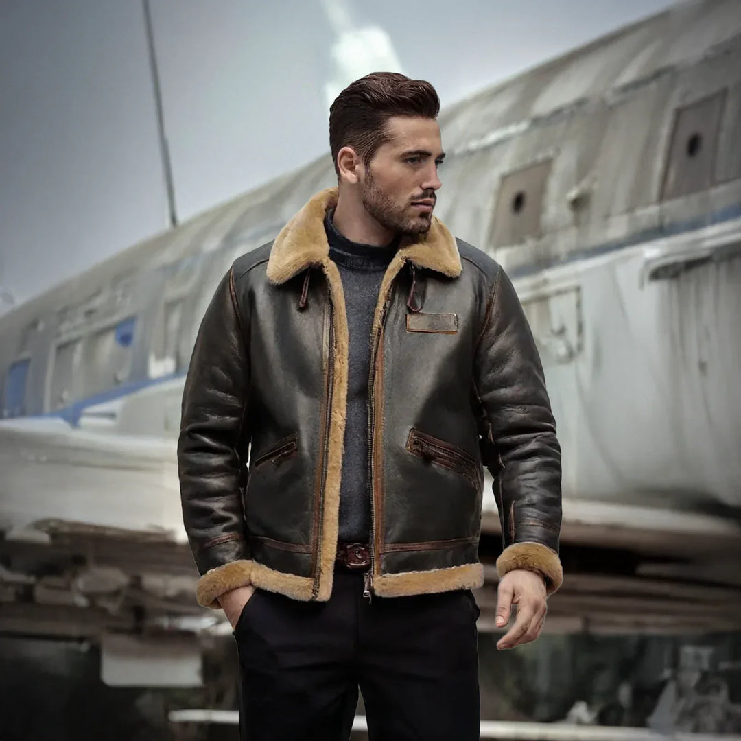 Rick - Chaqueta De Piloto Clásica