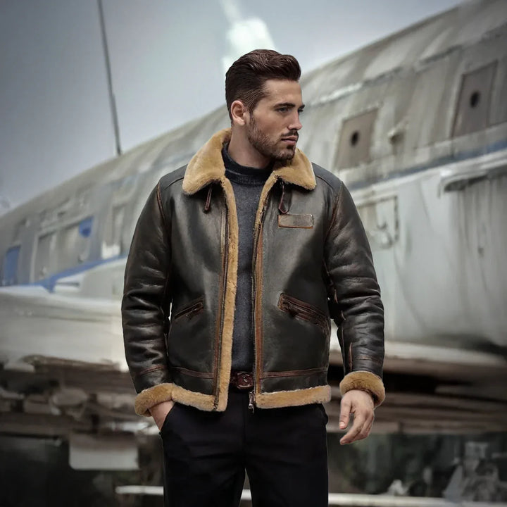 Rick - Chaqueta De Piloto Clásica