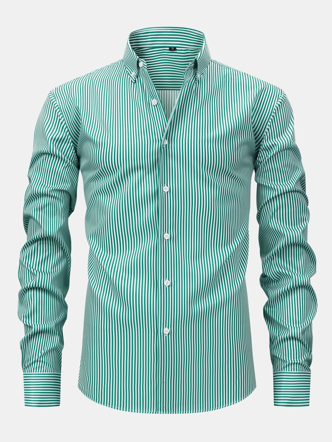 Corey - Camisa De Manga Larga a Rayas Con Botones