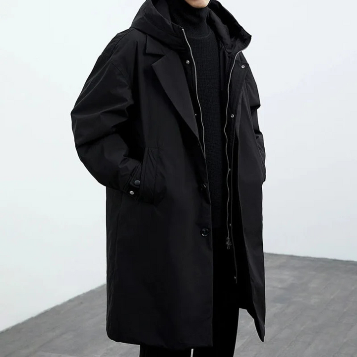 Broman - Chaqueta Impermeable Con Capucha y Bolsillos