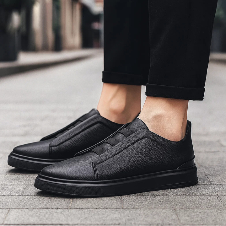 Geraldo - Zapatillas De Piel Auténtica