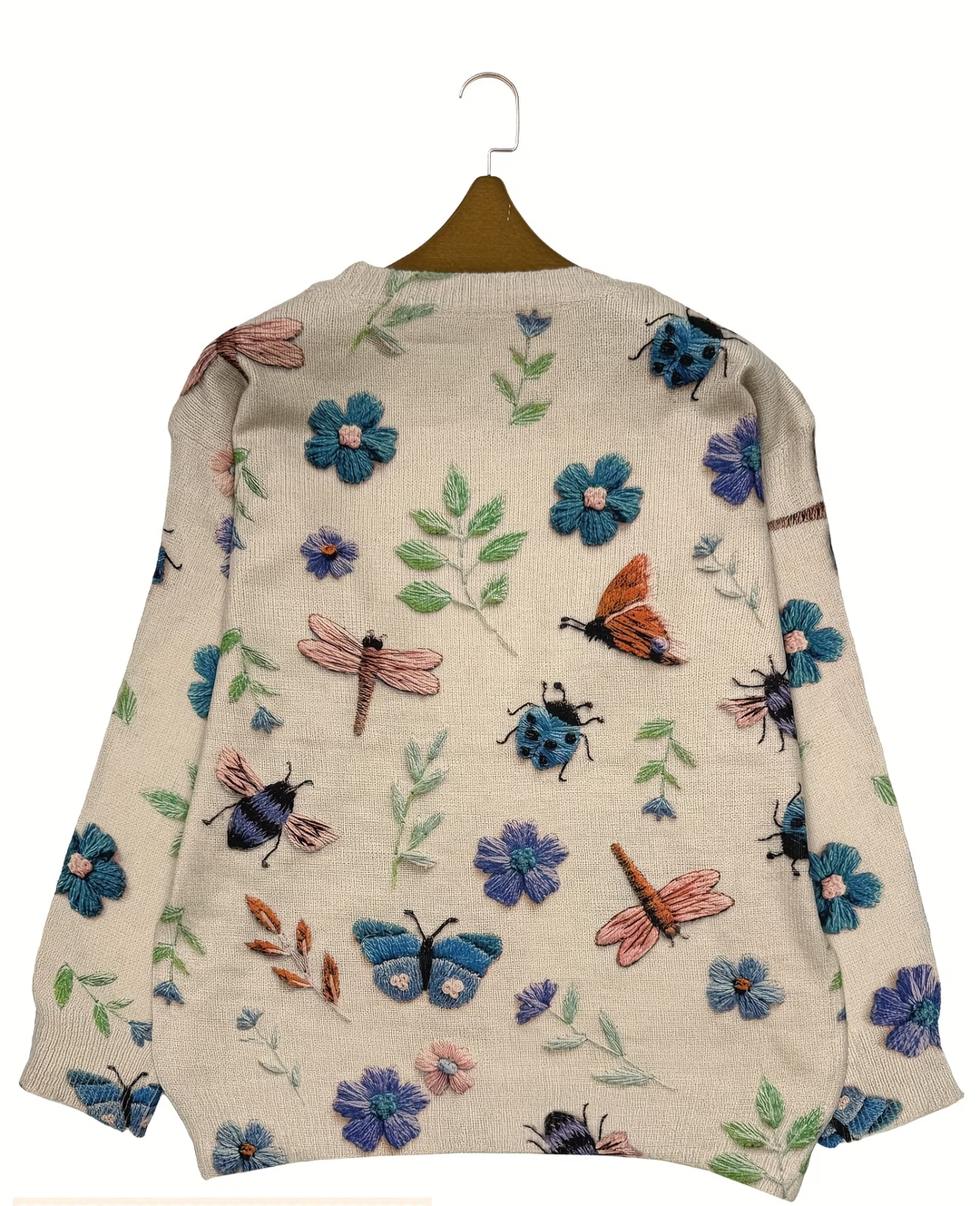 Lesa - Jersey Con Estampado Floral Y De Insectos