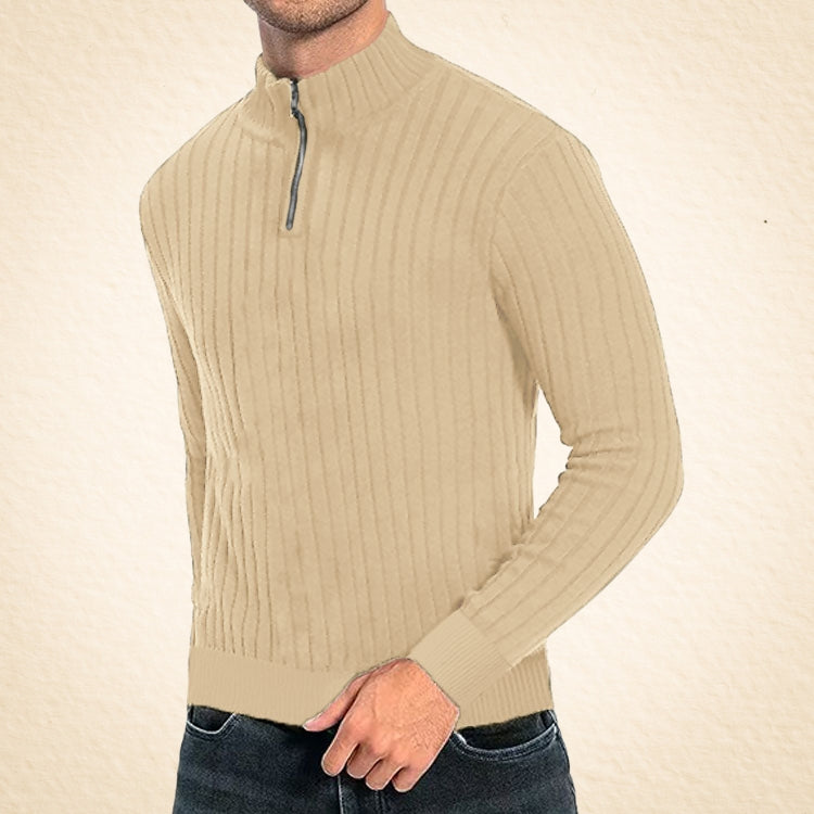 Zaccheo - Jersey Informal De Cuello Alto Con Cremallera
