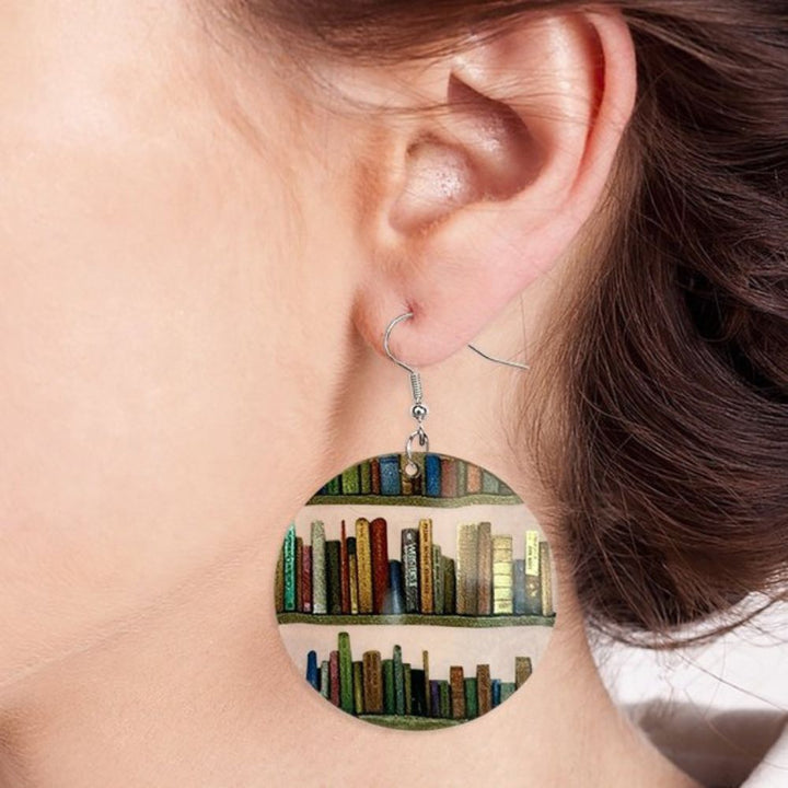Kamia - Par de Pendientes para Amantes de Los Libros