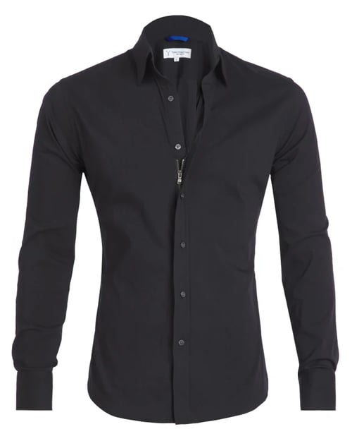 Ceferino - Camisa Informal De Manga Larga Con Botones