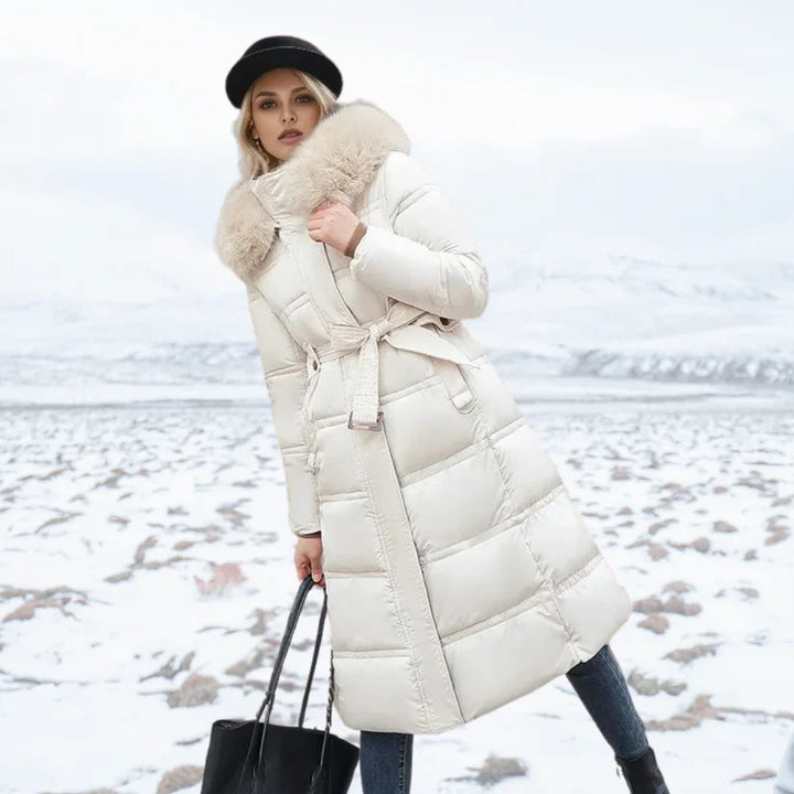 Lily - Parka De Invierno Con Capucha De Piel