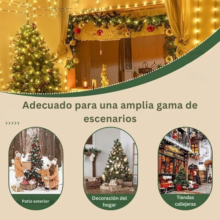 TwinkleWire - Guirnalda De Luces Pirotécnicas De Alambre De Cobre Con Mando a Distancia