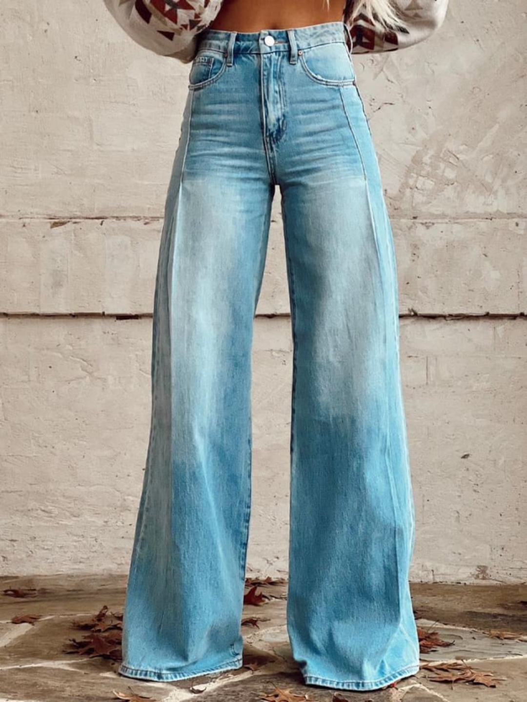 DOROTEA - PANTALÓN CLÁSICO DE PIERNA ANCHA
