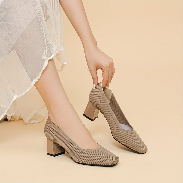 Joleen - Elegantes Zapatos De Tacón Grueso