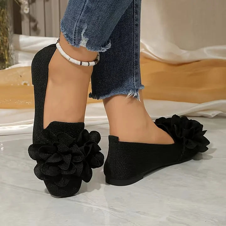 Catriona - Zapatos Planos Mary Jane Con Estampado Floral