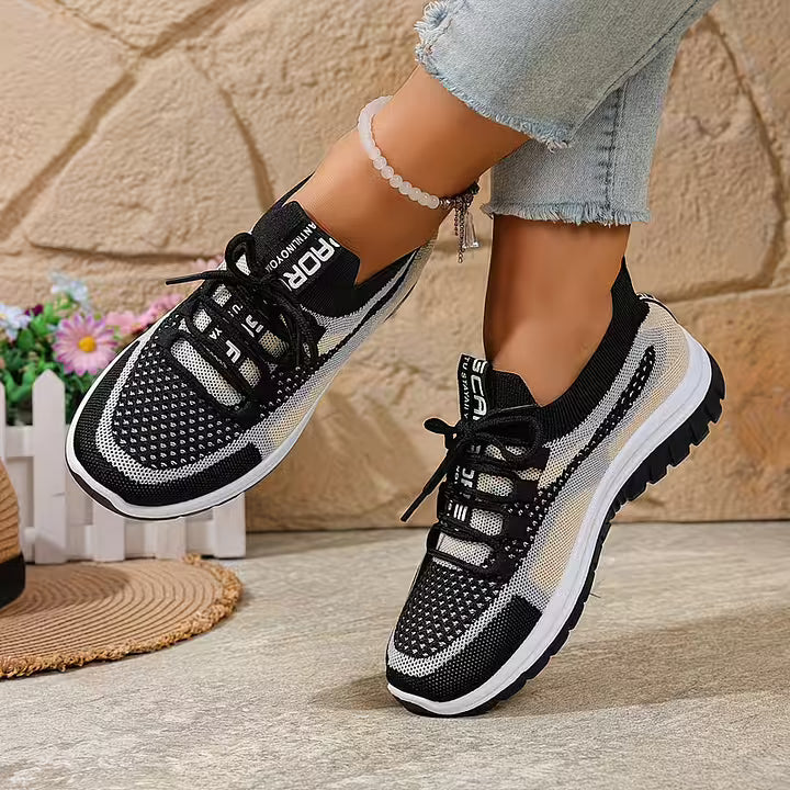 Loreta - Zapatillas Deportivas Transpirables Con Malla Degradada