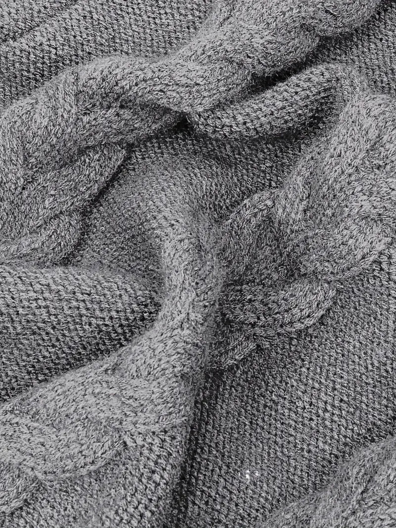 Narda - Cable Grueso De Punto Cuello Alto Vestido