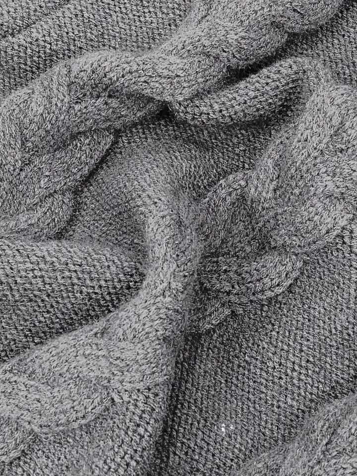 Narda - Cable Grueso De Punto Cuello Alto Vestido