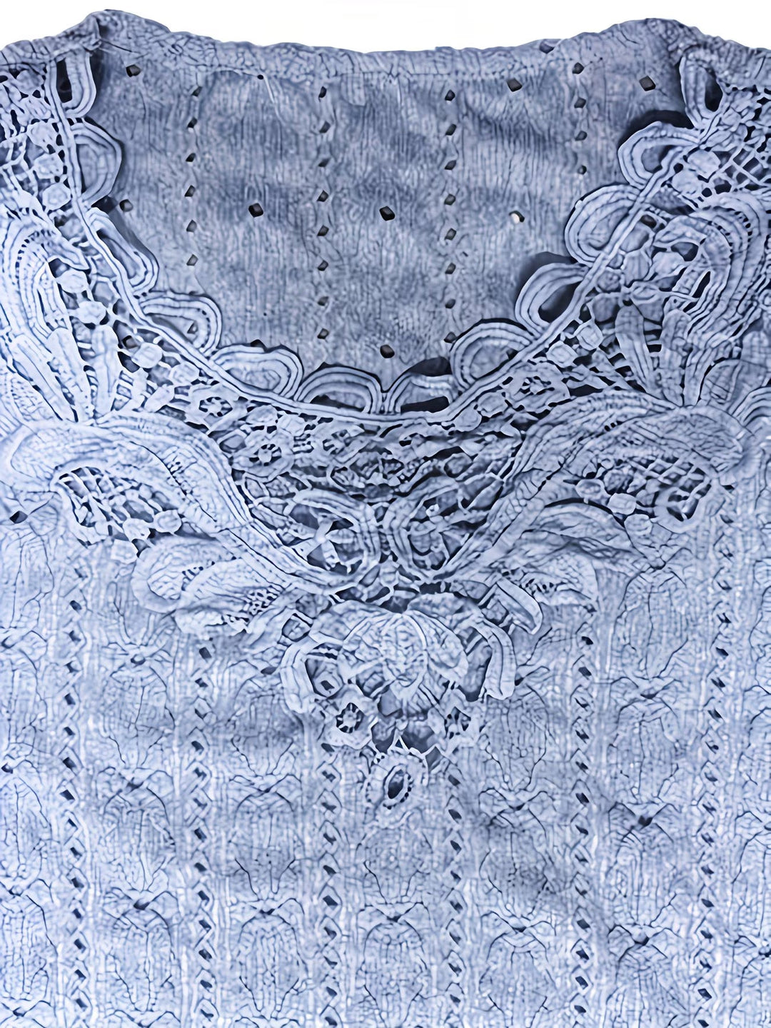 Rickea - Elegante Blusa De Manga Corta