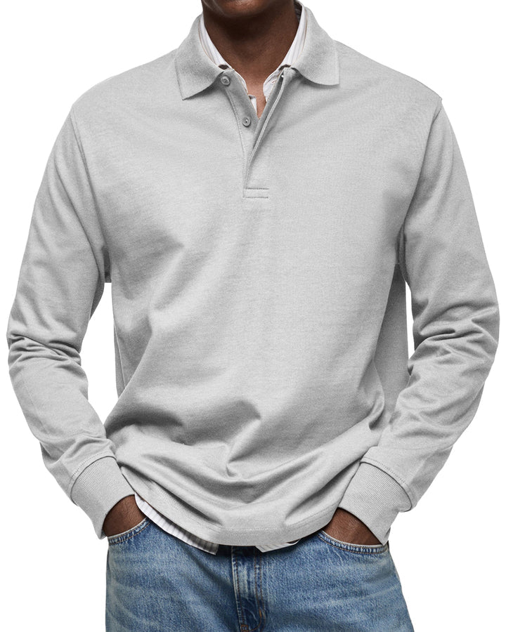 Elhanan - Elegante Polo De Manga Larga